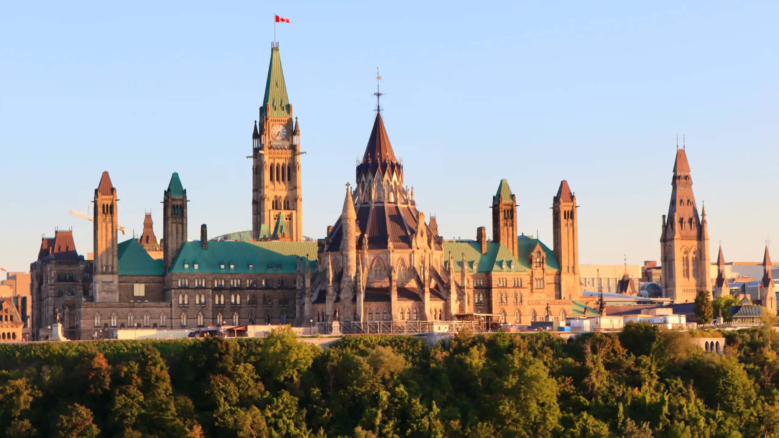 View of the Parliament Hill, Ottawa, Canada